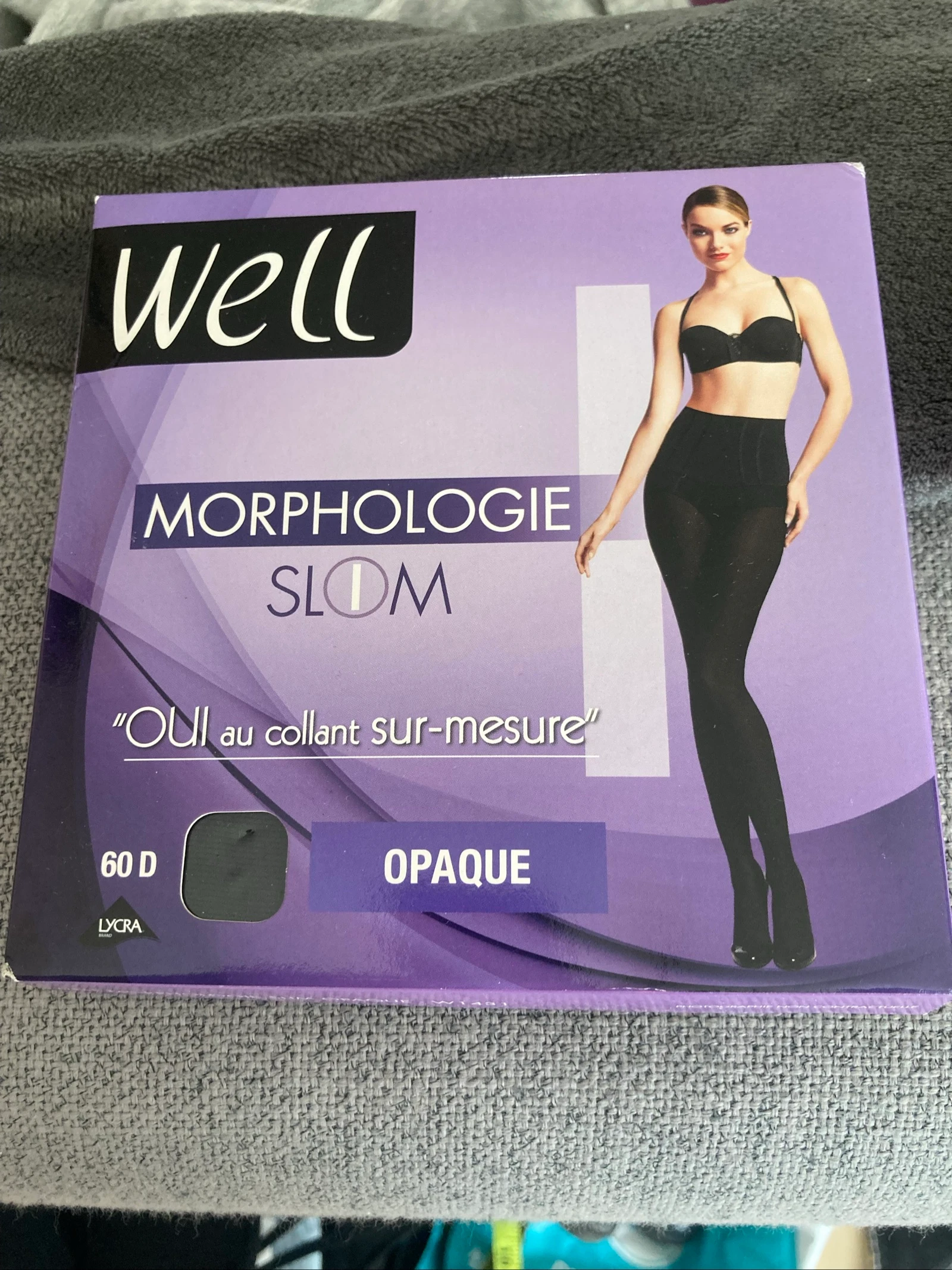 Collant opaque noir taille Slim